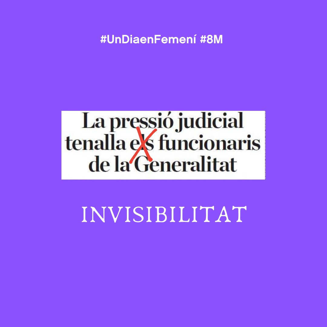 L’ODEE i l’Associació 50a50 lideren una campanya perquè els mitjans de comunicació parlin en femení el 8M