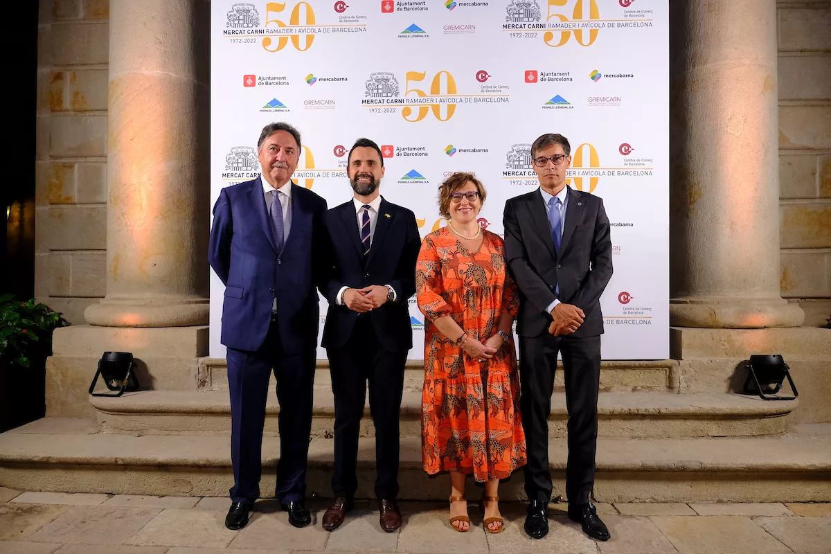 El Mercat Carni de Barcelona es reafirma com a referent internacional durant el 50è aniversari a La Llotja de Mar